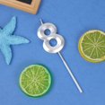 thumbnail image 4 of Hbdhejl Birthday Candles Extended Big Number Candle Multicolor 3D Design Cake Topper Decoration For Any Celebration, 4 of 9