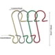 thumbnail image 1 of christmas movies Gold Christmas Day Decoration S-shaped Hook Multi Functional Pendant Hook Christmas Tree Christmas Socks Christmas Hook Accessories, 1 of 2