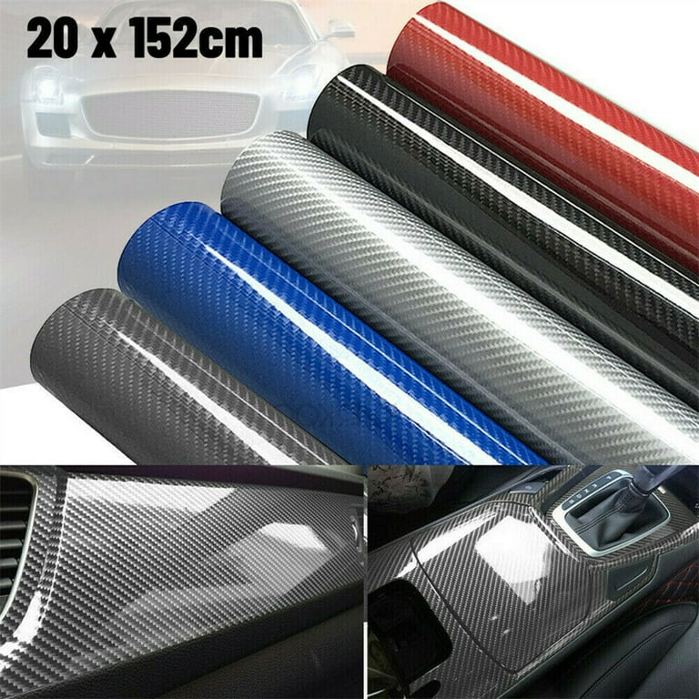 Star Home Tint Film Glossy Carbon Fiber Pattern Auto Accessories Premium Vinyl  Car Wrap Sticker for SUV 