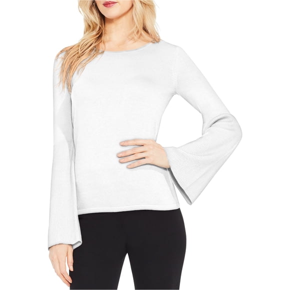Vince Camuto Chandail à Manches Cloche pour Femmes, Blanc, Moyen