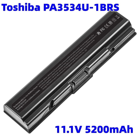 PA3534U-1BRS Laptop Battery for Toshiba Satellite A200 A205 A210 A215 A300 A300D A305 A305D L200 A215-S4697 A505-S6012 A505-S6016 5200mAh