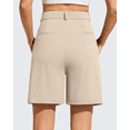 thumbnail image 6 of G4Free ShiftReady Maternity Work Shorts with Pockets Over The Belly Pregnancy Summer Office Clothes, 6 of 8