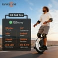 thumbnail image 4 of KINGSONG 16S PRO Electric Unicycle 50 Mile Range 16in Tire Self-Balancing, 4 of 14
