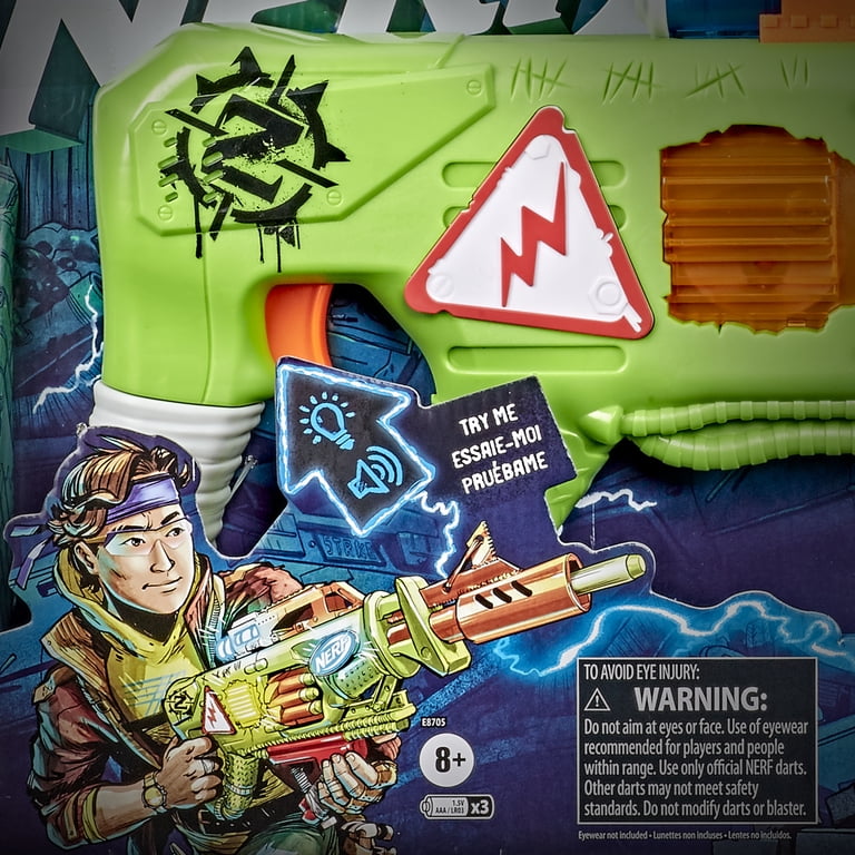 Nerf トイガンセット 8個（弾約100発付） Nerf Zombie Strike Contractor Blaster, 8 Nerf Zombie Strike Darts
