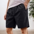thumbnail image 2 of Letdown Men's Casual Shorts Elastic Waist Drawstring Shorts Lightweight Summer Beach Vacation Shorts Gym Golf Shorts with Pockets, 2 of 6