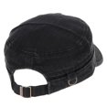 thumbnail image 3 of WITHMOONS Cadet Cap Military Skull Stud Cotton Army Hat DW4411 (Black), 3 of 4