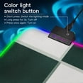 thumbnail image 2 of Black and White Squares RGB Gaming Mouse Pad Large Keyboard Mat Rubber Base 13 Light Modes, 2 of 6