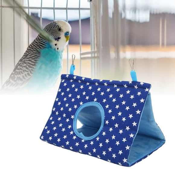 Cama Para Colgar Pájaros, Cálida, Triangular, Cómoda Cama Para Dormir Para Loros Con Ganchos Para Periquitos Y Periquitos
