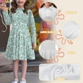 thumbnail image 6 of DISNIMO Panda Dress for Girls Size 3-4 Cloud Dresses Kids Heart Dress Long Sleeve Midi Dress Girls Fall Skater Dress Girl Swing Dress Children Long Sleeve Collar Dress for Kid Girls Button Dress, 6 of 7