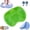 Green, variant on Shower Foot and Back Scrubber Massage Pad, Silicone Foot Scrubber Mat with Suction Cups, Wall Mount Back Washer, Non Slip Exfoliating Foot Brush for Shower, Men, Women, Seniors (A*2)