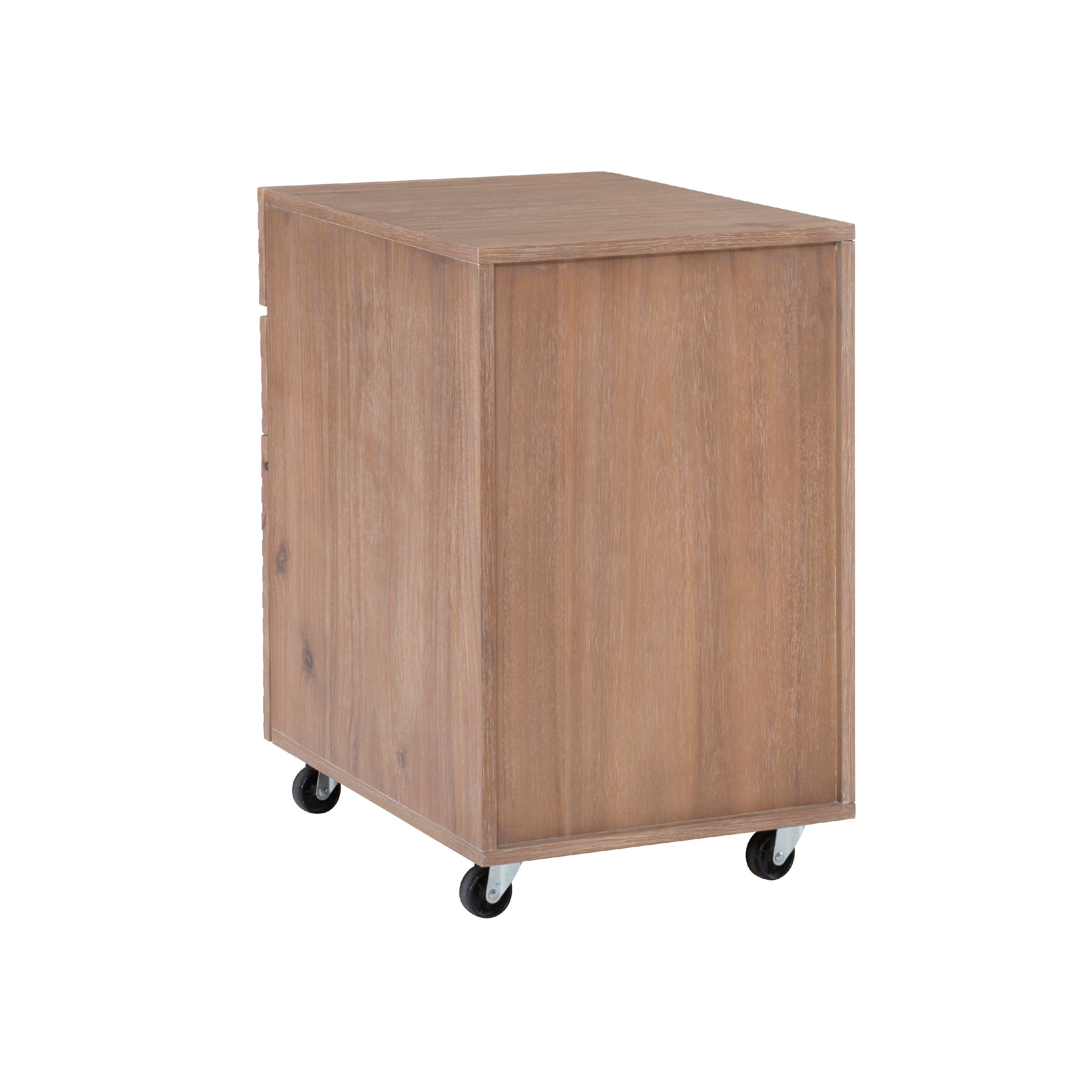 Powell Nixon 3-Drawer File Cabinet, Natural