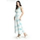 thumbnail image 2 of Vestido largo cintura smock Roman Fashion Juvenil 8801X-11 Blanco Flor M, 2 of 5