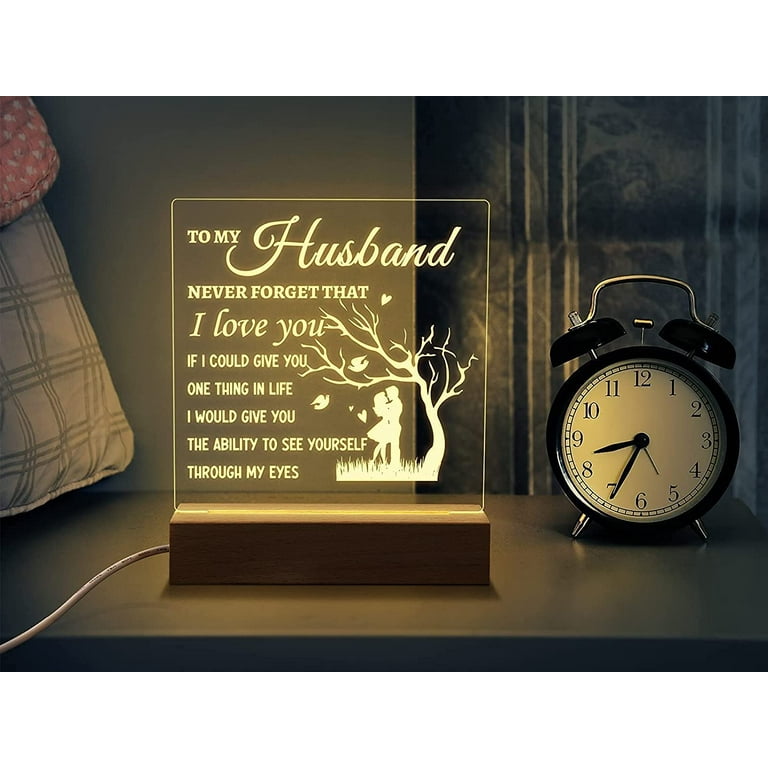 KAAYEE Gifts for Husband to My Husband Gifts Night Light