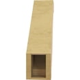 thumbnail image 4 of Ekena Millwork 5"W x 18"D x 18"H Baker Rough Cedar Woodgrain TimberThane Knee Brace, Primed, 4 of 6