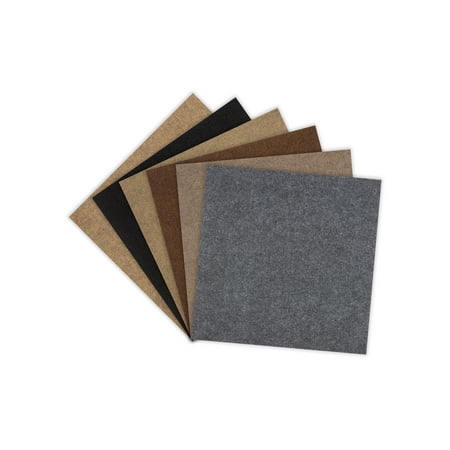 FlooringInc Ribbed Carpet Tile Stone Beige - 18
