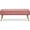 Pink, variant on LYYHTY Button-Tufted Dining Bench for Kitchen, Upholstered With Gold Metal Base for Living Room Entryway, Gray
