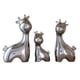 thumbnail image 5 of Kit de figuras de familia de ciervos de cerámica, adorno de mesa, escultura de estante versátil, artesanía para estanterías, mano de obra fina 3 piezas, 5 of 8