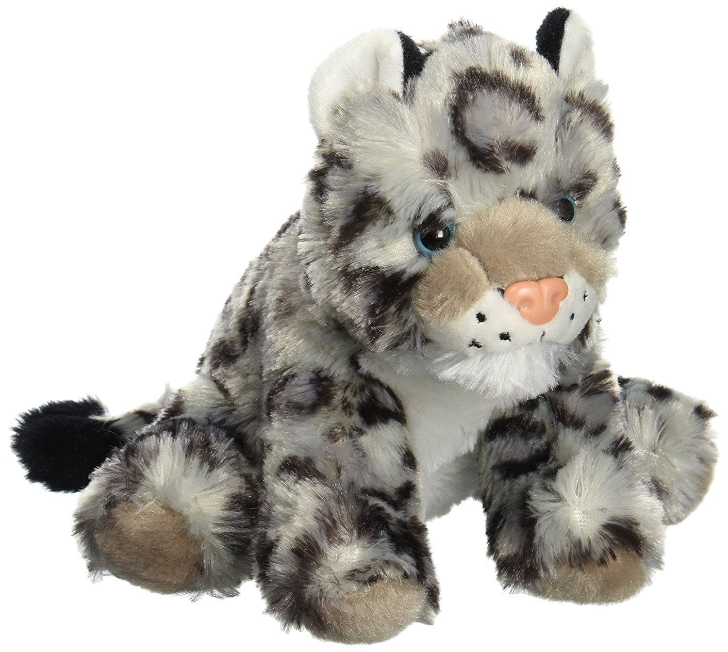 We stuff 'em...you love 'em! Cuddly Soft 16 inch Stuffed Happy Snow Leopard 