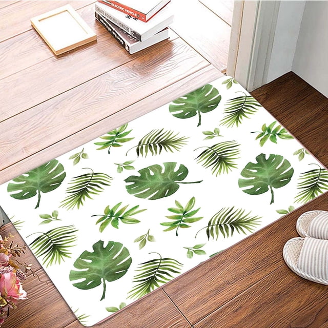 Xihbxyly Felpudo de Bienvenida, Diseño de Impresión Hd, Textura de Franela Suave, Base Antideslizante, Ideal para Sala de Estar, Dormitorio y Baño, Fácil Mantenimiento, Tamaño 40 X 60 Cm, Elegante Co