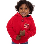 Disney Pixar Cars Toddler Boys Plush Fleece Full-Zip Cosplay Hoodie, Sizes 12M-5T