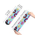 thumbnail image 4 of Pofeuu Donuts Print 30cm Socks, Adult Running Hiking Socks for Youth and Adult, 4 of 7