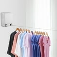 thumbnail image 4 of Indoor Cloth Hang Steel Invisible Retractable Clothesline Stretch Freely Drying Rope(Silver), 4 of 5