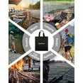 thumbnail image 7 of Aluminum Camping Stove Windscreen,Lightweight Foldable Outdoor Wind Blocker Gas Stove Windshield Wind Screen with Storage Bag for Camping,Glamping,Hiking,Picnic,Backpacking,Cooking,Fishing, 7 of 7