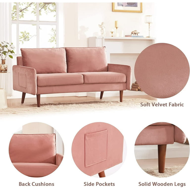 Sofá Hinchable VERG (Xxl - Rosa - 220Cmx70Cm)