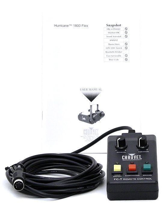 Chauvet HURRICANE H-1800 FLEX Fog / Smoke Machine H1800+2) Gallons of Fog Juice