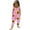 Pink, variant on GERsome Toddler Girls Cute Floral Spaghetti Strap Jumpsuit One-piece Romper with Pockets 1-6 Years(Size 2-3 Years/Black)