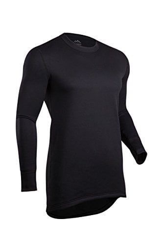 Medium Tall 93EMDNB ColdPruf Mens Authentic Dual Layer Long Sleeve Crew Neck Base Layer Top Navy 