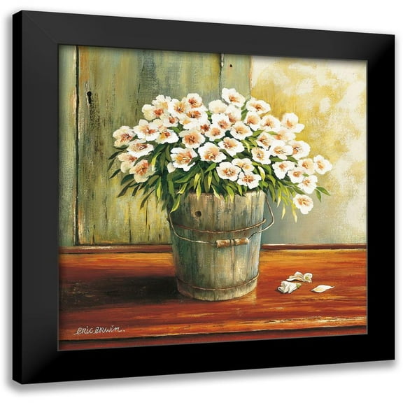 Erwin, Eric 12x12 Black Modern Framed Museum Art Print Titled - Summer Memory II