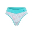 thumbnail image 5 of Kindly Yours Women's So Comfy Crossover Waist Thong Panties, 2-Pack, Sizes XS-XXXL, 5 of 8