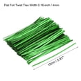 thumbnail image 2 of Uxcell Foil Twist Ties 6" Plastic Closure Tie for Tying Bread, Candy, Cookies, Gift Bags, Green 750 Pack, 2 of 5