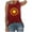 Red, variant on Plus Size Tank Tops for Women Floral Sun Graphic Print Tank Casual Sleeveless Vest Tee Loose Fit Crew Neck Tank Top