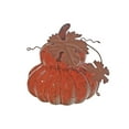 thumbnail image 1 of Porcelain Stacked Pumpkin Decor (Orange) - Set of 2, 1 of 4