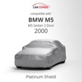thumbnail image 2 of Platinum Shield Weatherproof Car Cover Compatible with BMW 2018-2023 M5 Sedan - Outdoor - Protect from Water, Snow, Sun - Fleece Lining, 2 of 8