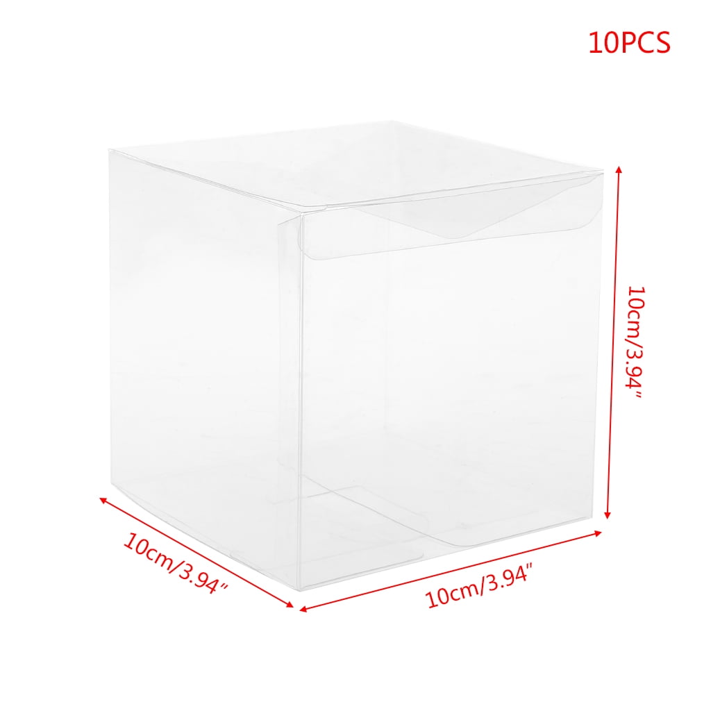 Wedding Favours & Gifts Transparent Gift Favour Cubes 10cmx10cmx10cm 