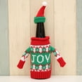 thumbnail image 2 of Festive Bottle Knitted Sweater Covers Set for Holiday Celebrations, 2 of 7