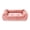 Pink, variant on Vibrant Life Medium Flannel Waffle Texture Bolster Cat or Dog Bed, Blue, 21" x 25"