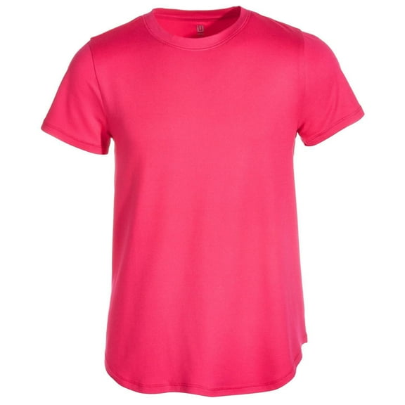 ID Ideology Big Girls Core Stretch Solid T-Shirt, Created for Macy's - Pink Dragon