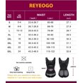 thumbnail image 2 of Body Shapewear REYEOGO con control de barriga, levantador de glúteos, negro, XL, 2 of 5