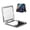 Square, variant on Raven Wolf Moon Moonlight Art Portable Double-Sided Face Mirror Round Shape, Magnifying Compact Pocket Mirror with PU Leather Cover