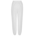 thumbnail image 6 of Sngxgn Womens Lounge Pants Slacks Drawstring Casual Wide Leg Pants for Women Trousers(White,M), 6 of 8