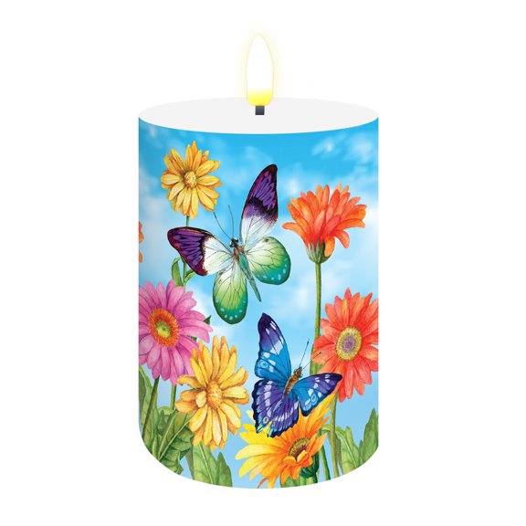 Briarwood Lane Fluttering Butterflies Flameless Candle