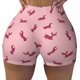 thumbnail image 2 of Balery Dachshund Dog Puppy Pantalones cortos de entrenamiento estampados para mujer, sin costuras, ajustados, para gimnasio, yoga, correr, deportes, ejercicio activo, fitness.-Medium, 2 of 8