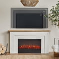 thumbnail image 5 of Real Flame Malie 68" Landscape Electric Fireplace in Venetian Gray, 5 of 9