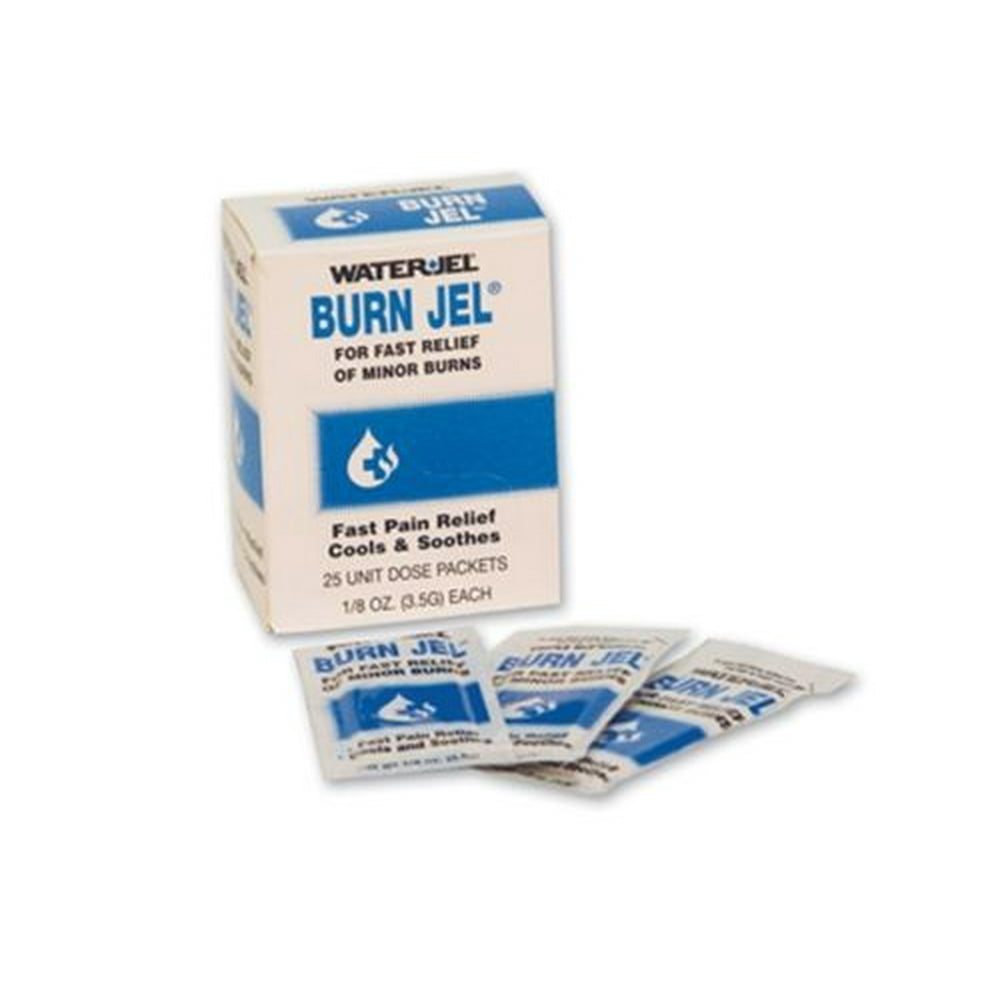 Burn Pain Relieving Gel by WaterJel Burn Jel For Fast Relief 1/8 oz 25