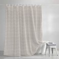 thumbnail image 3 of Modern Simple Styles Shower Curtains for Bathroom, Vintage Rustic Polka Dots Gray Waterproof Fabric Shower Curtain, Decorative Bathroom Curtain for Bathtub, 72"x72", No Hooks Included, 3 of 9
