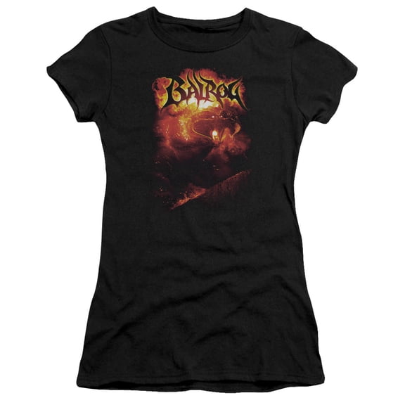 Lord of the Rings Balrog S/S Junior Women's T-Shirt Sheer Black